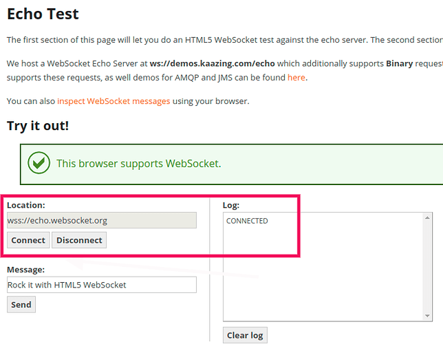 check-websocket-connection